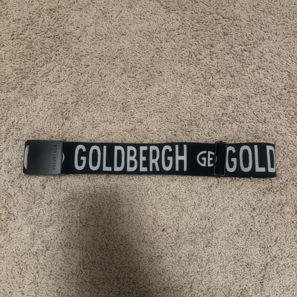Goldbergh Ski Belt Logo Black and White for Ski Pants, Jacket, and ski suits - Picture 2 of 4